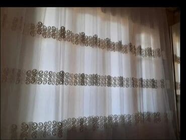 Tül pərdə – zərif naxışlı model - Rəng: ağ, şəffaf tül - Dizayn lalafo.az -da Tül pərdə – zərif naxışlı model - Rəng: ağ, şəffaf tül - Dizayn