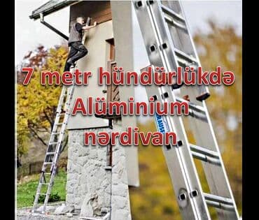 nərdivan qiyməti: 7 metrəlik istənilən formada və hündürlükdə istifadə etmək üçün lalafo.az -da — 5 nərdivan qiyməti: 7 metrəlik istənilən formada və hündürlükdə istifadə etmək üçün — 5