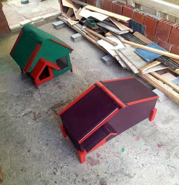 Сёдла: Домик для 2 кошек. с завазом тоже зготовлу at lalafo.az — 3 Сёдла: Домик для 2 кошек. с завазом тоже зготовлу — 3