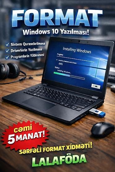 SUMQAYITDA Windows 10 yazılması və format xidməti Xidmətlər: - Sistem lalafo.az -da SUMQAYITDA Windows 10 yazılması və format xidməti Xidmətlər: - Sistem