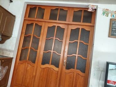 Taxta çərçivəli şüşəli iç qapı dəsti - Material: təbii ağac (laklı) lalafo.az -da Taxta çərçivəli şüşəli iç qapı dəsti - Material: təbii ağac (laklı)