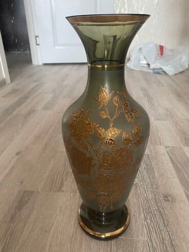 Информатика: Набор ваз, Богемское стекло at lalafo.az — 1 Информатика: Набор ваз, Богемское стекло — 1