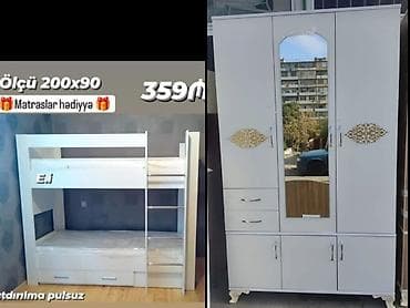 İkinəfərlik çarpayı, Dolab, Yeni lalafo.az -da — 1 İkinəfərlik çarpayı, Dolab, Yeni — 1