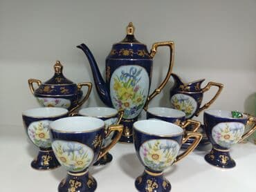 Çay dəsti, rəng - Göy, Farfor lalafo.az -da Çay dəsti, rəng - Göy, Farfor
