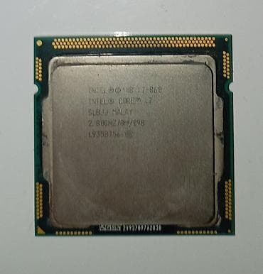 Prosessor Intel Core i7 860, 2-3 GHz, 4 nüvə, İşlənmiş lalafo.az -da Prosessor Intel Core i7 860, 2-3 GHz, 4 nüvə, İşlənmiş