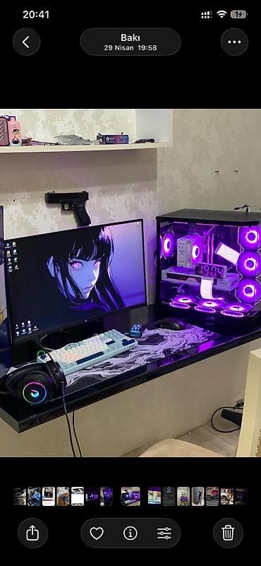 Hər bir detalına qədər diqqətlə yığılan o setup! 2 monitor- hər lalafo.az -da Hər bir detalına qədər diqqətlə yığılan o setup! 2 monitor- hər