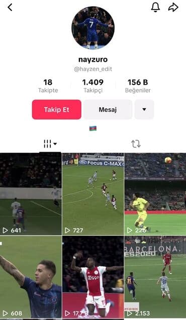 Xidmət: Futbol video montajları və sosial media üçün kontent redaktəsi lalafo.az -da Xidmət: Futbol video montajları və sosial media üçün kontent redaktəsi