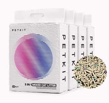 Petkit 5 in 1 Mixed Cat Litter Qum -Aktiv Tərkibində 67% tofu və lalafo.az -da Petkit 5 in 1 Mixed Cat Litter Qum -Aktiv Tərkibində 67% tofu və