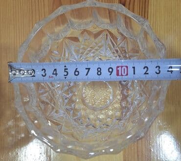 Kristal qab - 1 ədəd kristal salat/qənnadı qabı: dərin formalı lalafo.az -da Kristal qab - 1 ədəd kristal salat/qənnadı qabı: dərin formalı