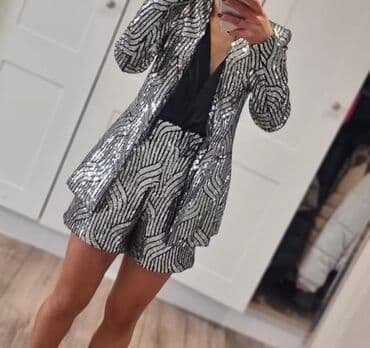 şortlar: Şort, Zara, S, rəng - Gümüşü lalafo.az -da — 3 şortlar: Şort, Zara, S, rəng - Gümüşü — 3