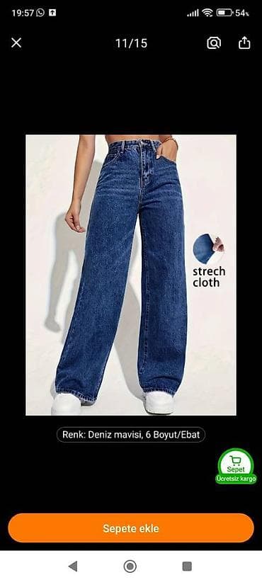 S razmere uyğun
1 defe geyilib lalafo.az -da S razmere uyğun
1 defe geyilib