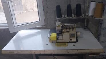 Sənaye tipli overlok tikiş maşını və iş stolu komplekti. - 4 iplə lalafo.az -da Sənaye tipli overlok tikiş maşını və iş stolu komplekti. - 4 iplə