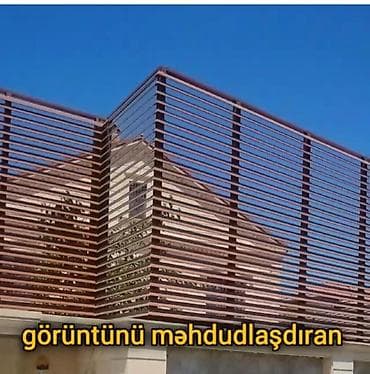 Hasarın üstü üçün dekorativ və məxfilik təmin edən lamel panellər - lalafo.az -da — 4 Hasarın üstü üçün dekorativ və məxfilik təmin edən lamel panellər - — 4