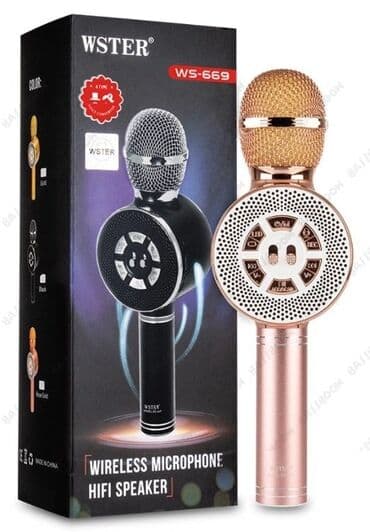 Yeni Simsiz (Bluetooth) Mikrofon Pulsuz çatdırılma lalafo.az -da Yeni Simsiz (Bluetooth) Mikrofon Pulsuz çatdırılma