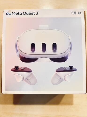Meta Quest 3 VR eynəyi – 128 GB Xüsusiyyətlər: - 128 GB daxili yaddaş lalafo.az -da Meta Quest 3 VR eynəyi – 128 GB Xüsusiyyətlər: - 128 GB daxili yaddaş