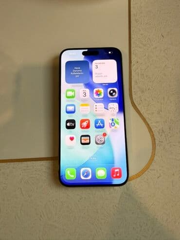 IPhone 15 Pro Max, Natural Titanium, Face ID lalafo.az -da IPhone 15 Pro Max, Natural Titanium, Face ID