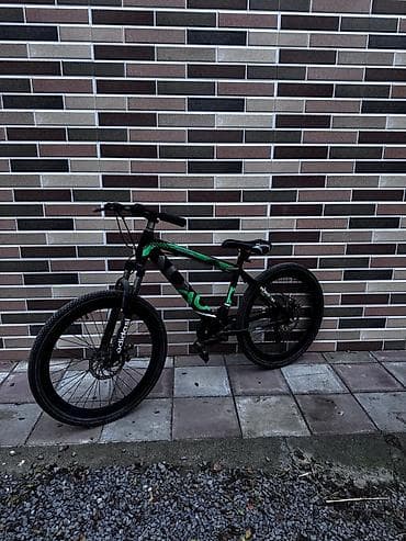 Şəhər və yüngül off-road üçün dağ velosipedi - Çərçivə: qara-yaşıl at lalafo.az — 3 Şəhər və yüngül off-road üçün dağ velosipedi - Çərçivə: qara-yaşıl — 3