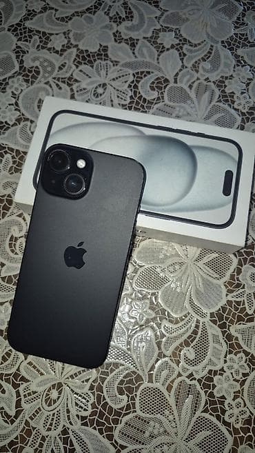 IPhone 15, 128 ГБ, Черный, Face ID at lalafo.az IPhone 15, 128 ГБ, Черный, Face ID