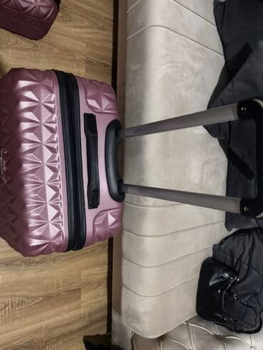 Sərnişin baqaj dəsti – 2 hissəli - Rəng: şərab-bənövşəyi (metal lalafo.az -da — 4 Sərnişin baqaj dəsti – 2 hissəli - Rəng: şərab-bənövşəyi (metal — 4