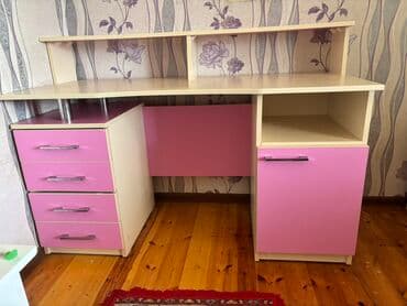 Qız üçün, Siyirməli, Yazı masası, Stulsuz lalafo.az -da Qız üçün, Siyirməli, Yazı masası, Stulsuz