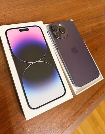 IPhone 14 Pro, 256 GB, Deep Purple, Face ID lalafo.az -da IPhone 14 Pro, 256 GB, Deep Purple, Face ID