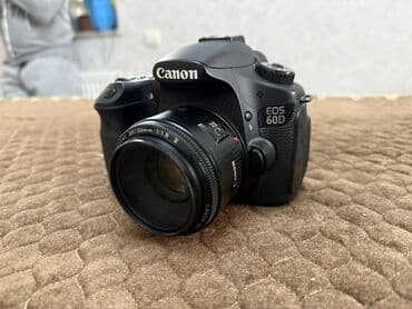Canon EOS 60D + Canon EF 50mm f/1.8 II - 18 MP APS-C CMOS sensor lalafo.az -da Canon EOS 60D + Canon EF 50mm f/1.8 II - 18 MP APS-C CMOS sensor