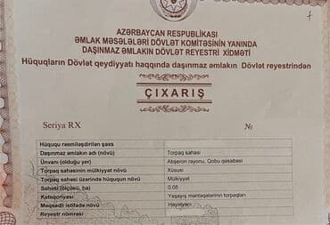 8 sot, Tikinti, Kupça (Çıxarış) lalafo.az -da 8 sot, Tikinti, Kupça (Çıxarış)