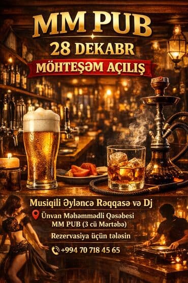 Ofisiant tələb olunur, Pivə barı, Gündəlik ödəniş, 18-29 yaş, 1-2 illik təcrübə lalafo.az -da Ofisiant tələb olunur, Pivə barı, Gündəlik ödəniş, 18-29 yaş, 1-2 illik təcrübə