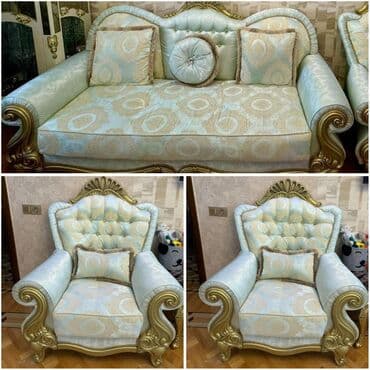 İşlənmiş, Divan, 2 kreslo, Bazasız, Açılmayan lalafo.az -da İşlənmiş, Divan, 2 kreslo, Bazasız, Açılmayan