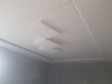 Gips karton asma tavan işi - Otaqlar üçün modern iki səviyyəli asma lalafo.az -da — 10 Gips karton asma tavan işi - Otaqlar üçün modern iki səviyyəli asma — 10