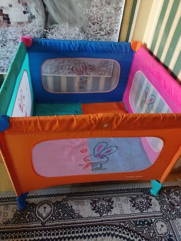 Uşaq oyun manēji / portativ beşik – TURAL BABY - Rəngli dizayn: mavi lalafo.az -da Uşaq oyun manēji / portativ beşik – TURAL BABY - Rəngli dizayn: mavi
