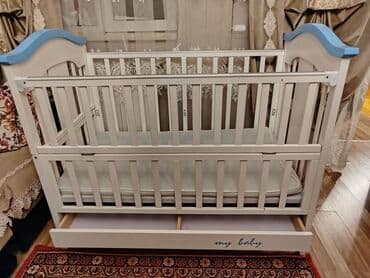 Oğlan və qız üçün, Dördbucaq, Beşik, Dəstsiz, Matras ilə, Yellənmə mexanizmsiz lalafo.az -da Oğlan və qız üçün, Dördbucaq, Beşik, Dəstsiz, Matras ilə, Yellənmə mexanizmsiz