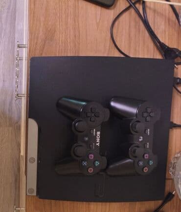 - Model: PS3 Slim (üst paneldə PS loqosu) - Rəng: Qara - 2 ədə orjinal lalafo.az -da - Model: PS3 Slim (üst paneldə PS loqosu) - Rəng: Qara - 2 ədə orjinal