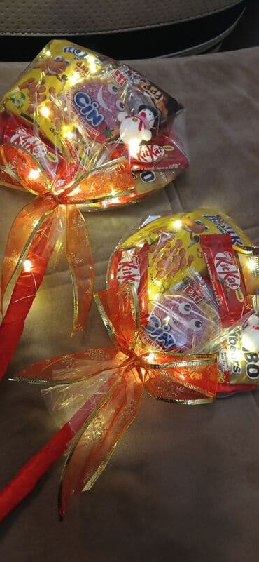 Шоколадные букеты: Hədiyyəlik şirniyyat buketi və səbəti - Tərkib: müxtəlif paketlərlə at lalafo.az — 2 Шоколадные букеты: Hədiyyəlik şirniyyat buketi və səbəti - Tərkib: müxtəlif paketlərlə — 2