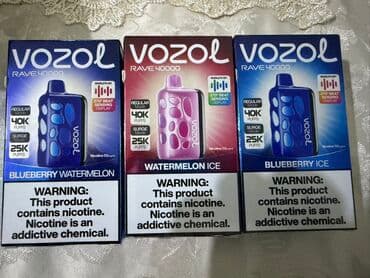 Vozol Rave 40000 tüstü şəkildə olan 3 ədəd tam original üzərində olan lalafo.az -da Vozol Rave 40000 tüstü şəkildə olan 3 ədəd tam original üzərində olan