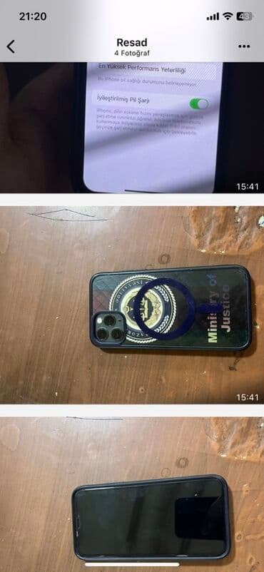 IPhone 11 Pro, 64 GB, Qara, Face ID lalafo.az -da IPhone 11 Pro, 64 GB, Qara, Face ID