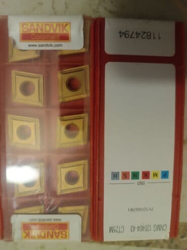 Mismarlar, şuruplar: Torna və frezə üçün kəsici lövhəciklər (karbid insertlər) komplekti - lalafo.az -da — 27 Mismarlar, şuruplar: Torna və frezə üçün kəsici lövhəciklər (karbid insertlər) komplekti - — 27