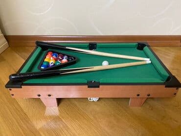 Mini bilyard stol dəsti - Kompakt stolüstü bilyard: yaşıllı örtük, 6 lalafo.az -da Mini bilyard stol dəsti - Kompakt stolüstü bilyard: yaşıllı örtük, 6