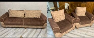 İşlənmiş, Divan, 2 kreslo, Bazasız, Açılmayan lalafo.az -da İşlənmiş, Divan, 2 kreslo, Bazasız, Açılmayan