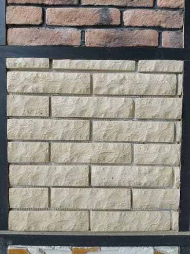 Dekorativ fasad/inteyer üçün süni daş-kərpic plitələri - Material lalafo.az -da — 1 Dekorativ fasad/inteyer üçün süni daş-kərpic plitələri - Material — 1