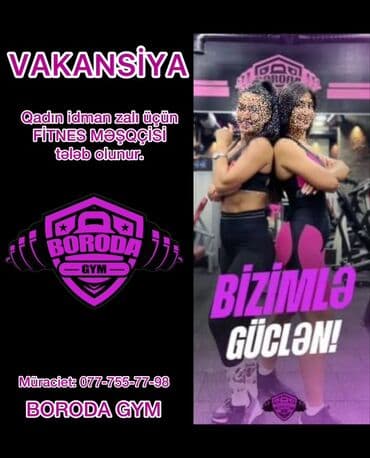 “Qadın idman zalı üçün öz işinə məsuliyyətlə yanaşan, təcrübəli və lalafo.az -da “Qadın idman zalı üçün öz işinə məsuliyyətlə yanaşan, təcrübəli və