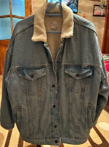 Kurtka, Cins, Qış, Bershka, S lalafo.az -da Kurtka, Cins, Qış, Bershka, S