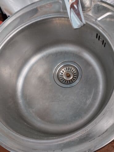 Duş şlanqları: Dairəvi Mətbəx çanağı, Paslanmaz polad lalafo.az -da — 1 Duş şlanqları: Dairəvi Mətbəx çanağı, Paslanmaz polad — 1