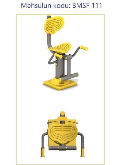 Dəbilqələr: Açıq hava fitnes avadanlıqları – sarı/qrafit rəng palitrası, metal lalafo.az -da — 26 Dəbilqələr: Açıq hava fitnes avadanlıqları – sarı/qrafit rəng palitrası, metal — 26