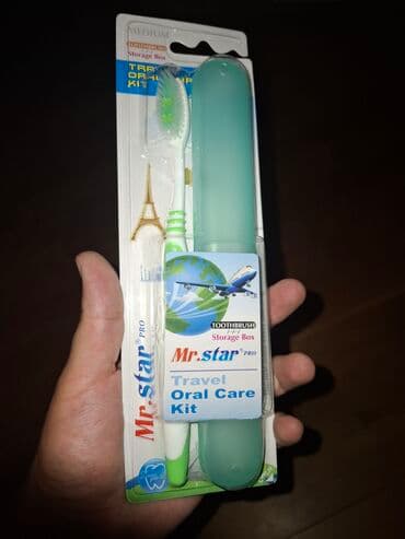 Səyahət ağız baxımı dəsti bir diş fırçası və onun qabından ibarətdir lalafo.az -da Səyahət ağız baxımı dəsti bir diş fırçası və onun qabından ibarətdir