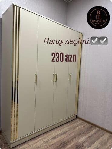 Yeni, Açılan, 4 qapılı Düz dolab, Qarderob, paltar dolabı, Azərbaycan lalafo.az -da Yeni, Açılan, 4 qapılı Düz dolab, Qarderob, paltar dolabı, Azərbaycan