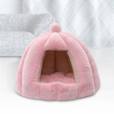 Pişik və ya kiçik itlər üçün yumşaq və rahat çəhrayı rəngli evcik lalafo.az -da Pişik və ya kiçik itlər üçün yumşaq və rahat çəhrayı rəngli evcik