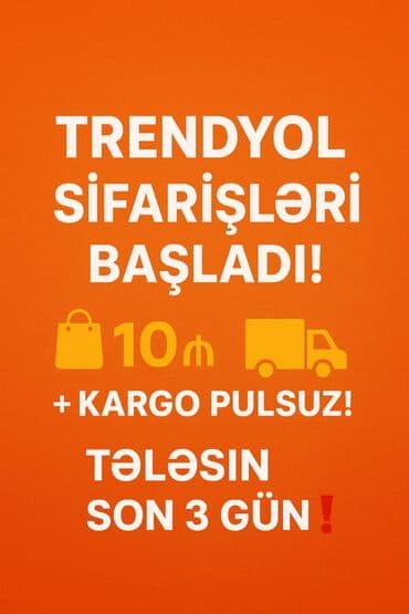 Trendyol alış-verişində endirim dalğası 🌊 10 AZN az ödəyin + pulsuz lalafo.az -da Trendyol alış-verişində endirim dalğası 🌊 10 AZN az ödəyin + pulsuz