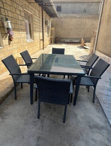 Balkon üçün, İşlənmiş, 6 stul lalafo.az -da Balkon üçün, İşlənmiş, 6 stul