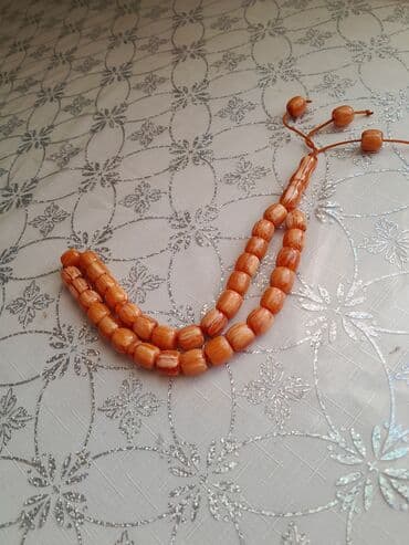 Narıncı tonlarda təsbeh dəsti - Klassik ikiqat tasbeh: 2 sıra lalafo.az -da Narıncı tonlarda təsbeh dəsti - Klassik ikiqat tasbeh: 2 sıra